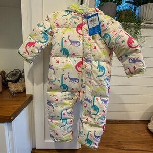 Columbia Snuggly Bunny Bunting with Dinosaurs